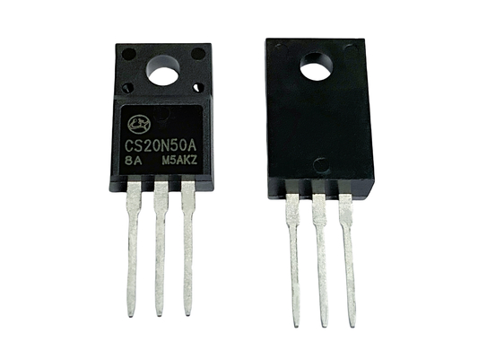 20A500V wysokonapięciowy MOSFET typu N CS20N50A8 TO-220F dla źródeł zasilania