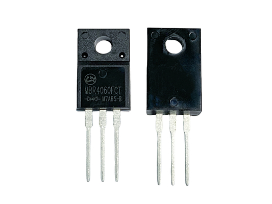 40A60V Diody barierowe Schottky'ego o niskiej częstotliwości fal dla miniaturowych zasobników zasilania w trybie przełączonym MBR4060FCT