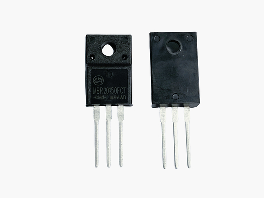 20A150V Planner Schottky Barrier Diodes do konwersji prądu przemiennego na prąd stały MBR20150FCT