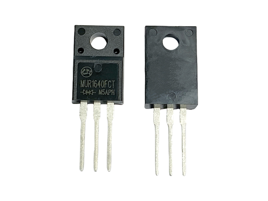 16A400V TO-220F Diody szybkiego odzyskiwania 15-35ns dla korektorów mocy MUR1640FCT